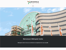 Tablet Screenshot of metropolecentre.ch